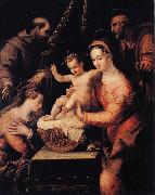 Lavinia Fontana Holy Family with Saints painting